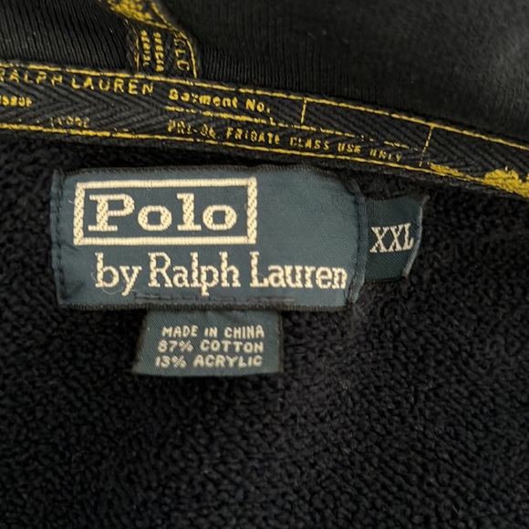 Ralph Lauren Polo Blue Hoodie Size XXL - Picture 3 of 4